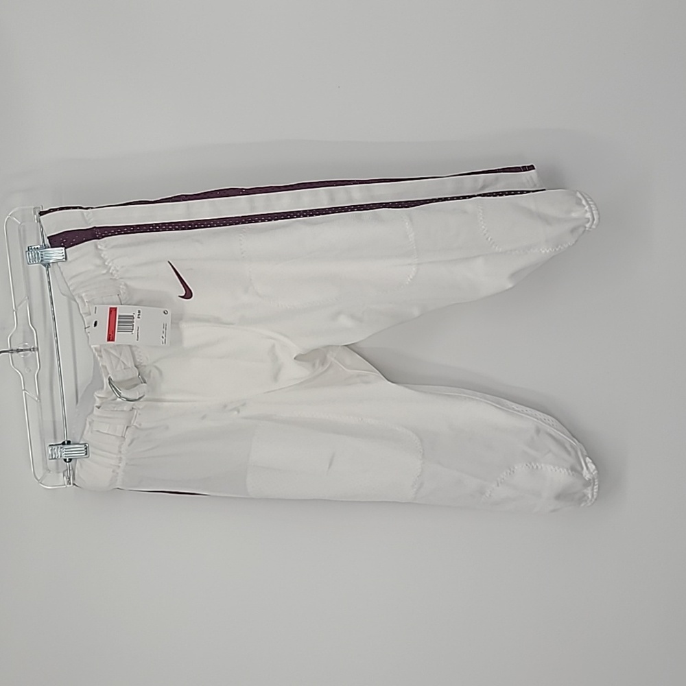 NWT Nike football pants large white & Burgundy